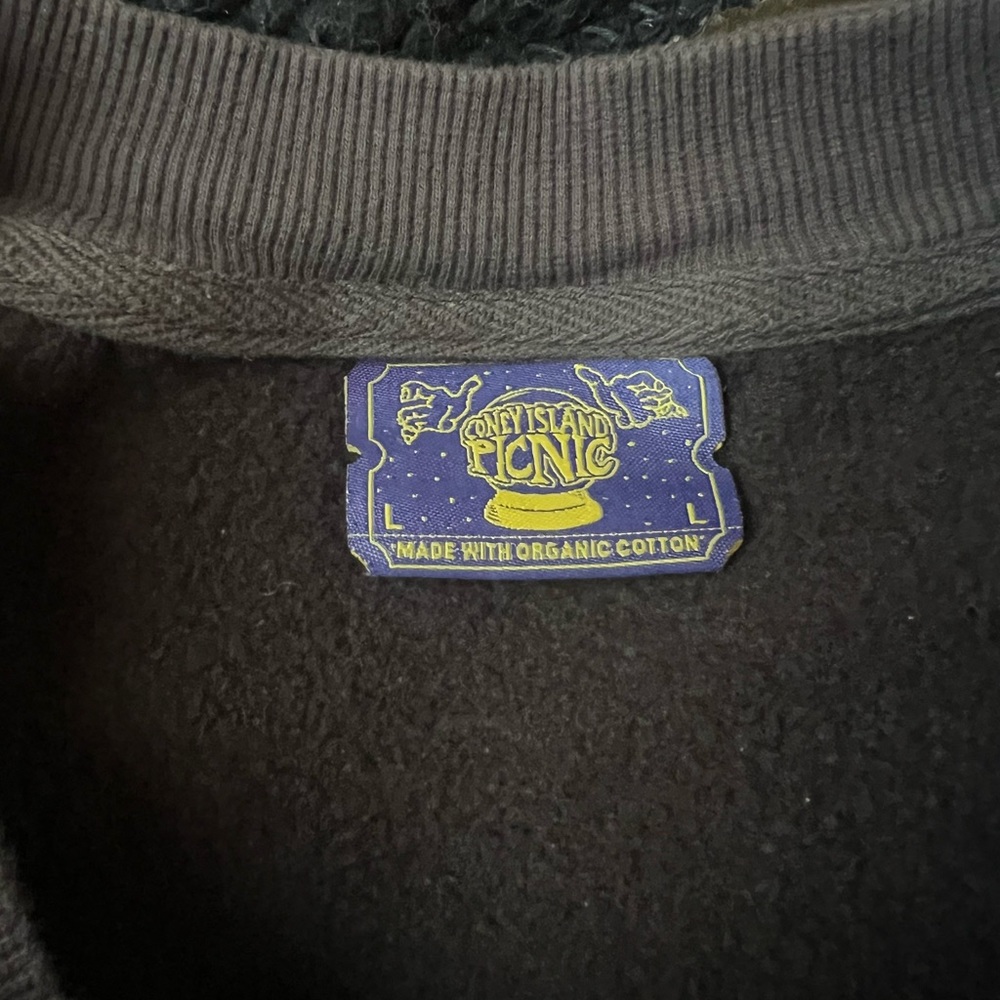 dark grey Coney Island Picnic crewneck - Picture 6 of 7